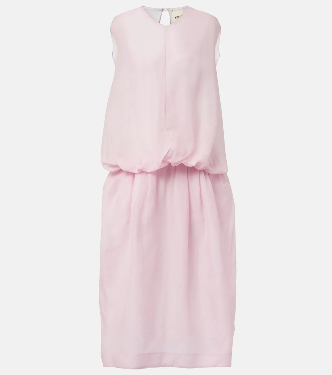Khaite - Noah silk organza midi dress