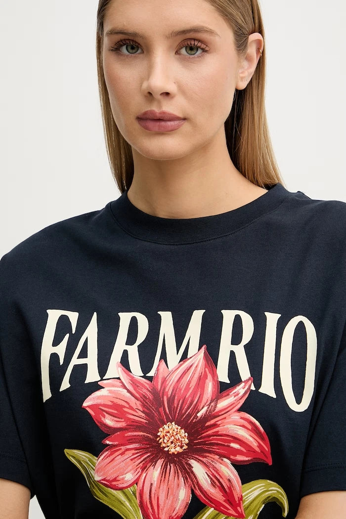 Barbour тениска дамска от памук x Farm Rio