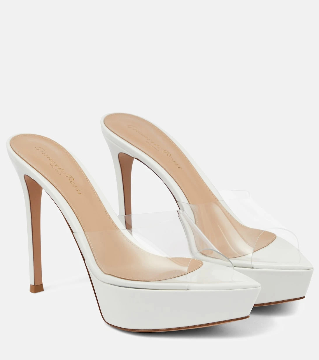 Gianvito Rossi - Betty PVC and leather sandals