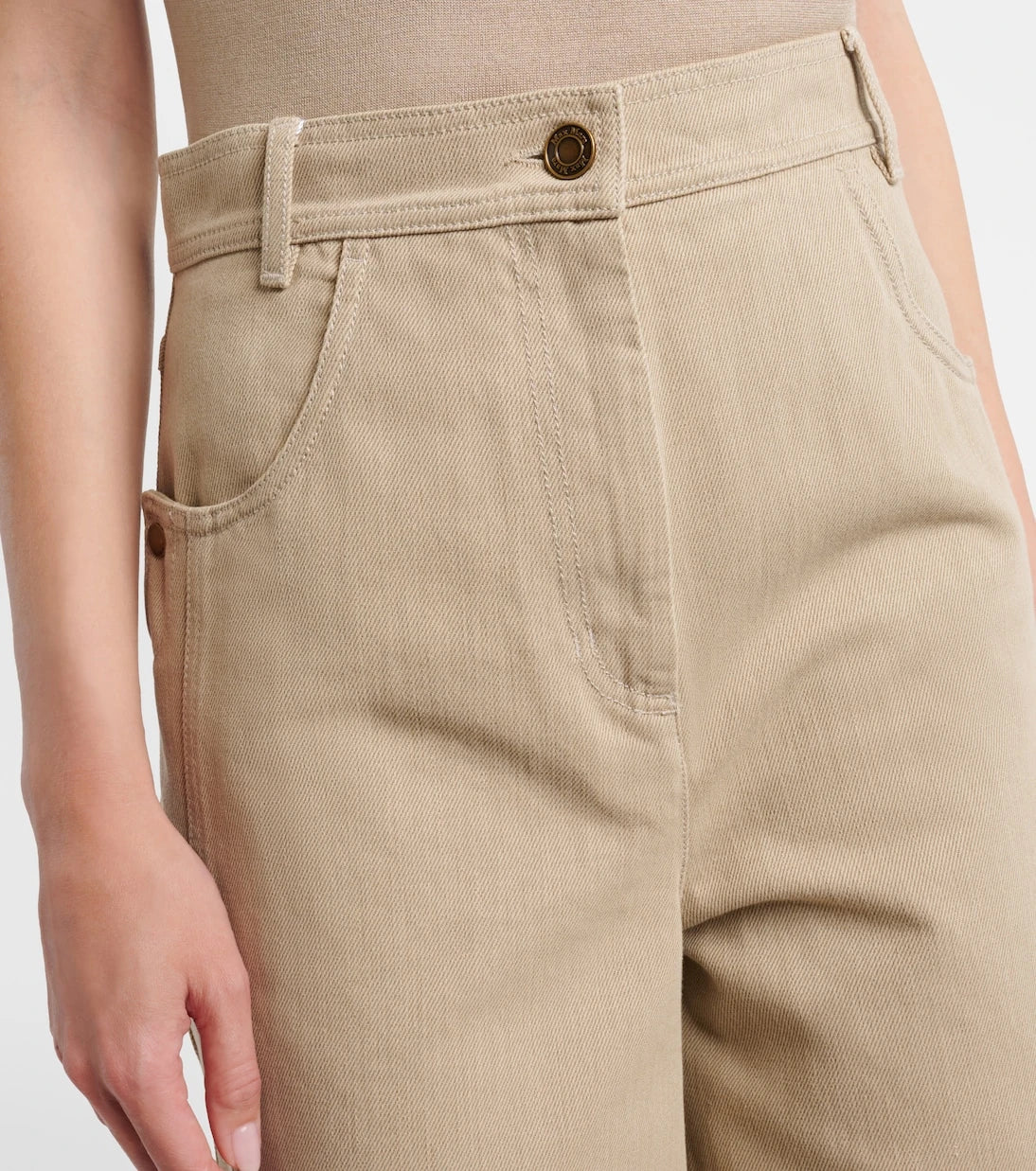 Max Mara - High-rise wide-leg jeans