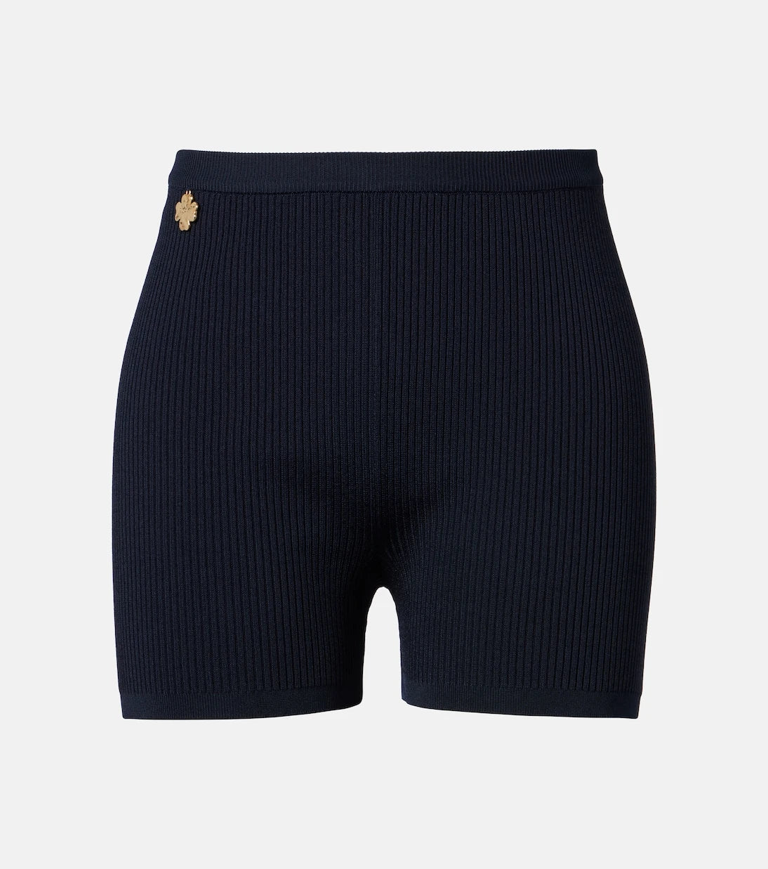 Saint Laurent - Ribbed-knit biker shorts