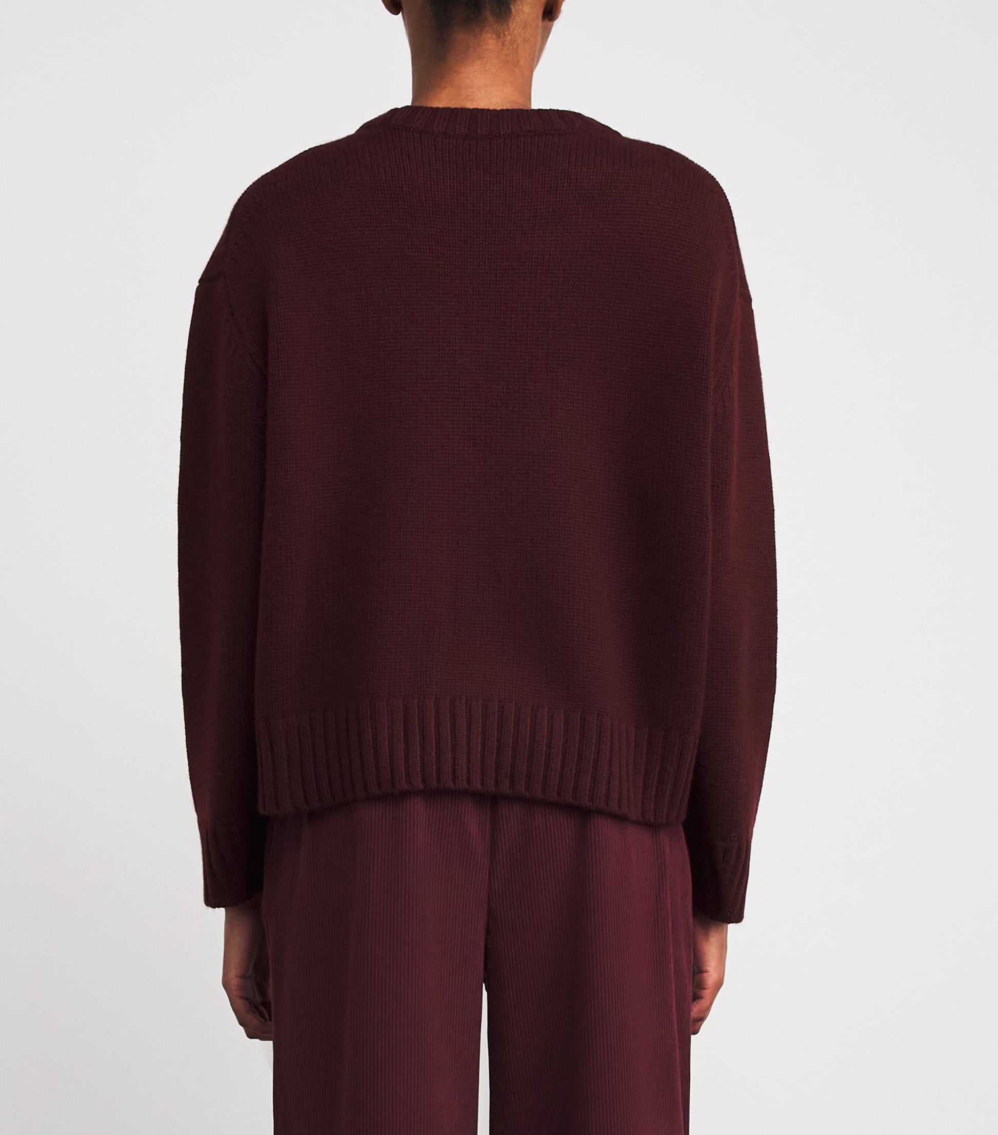 Burgundy Cashmere Cru Sweater