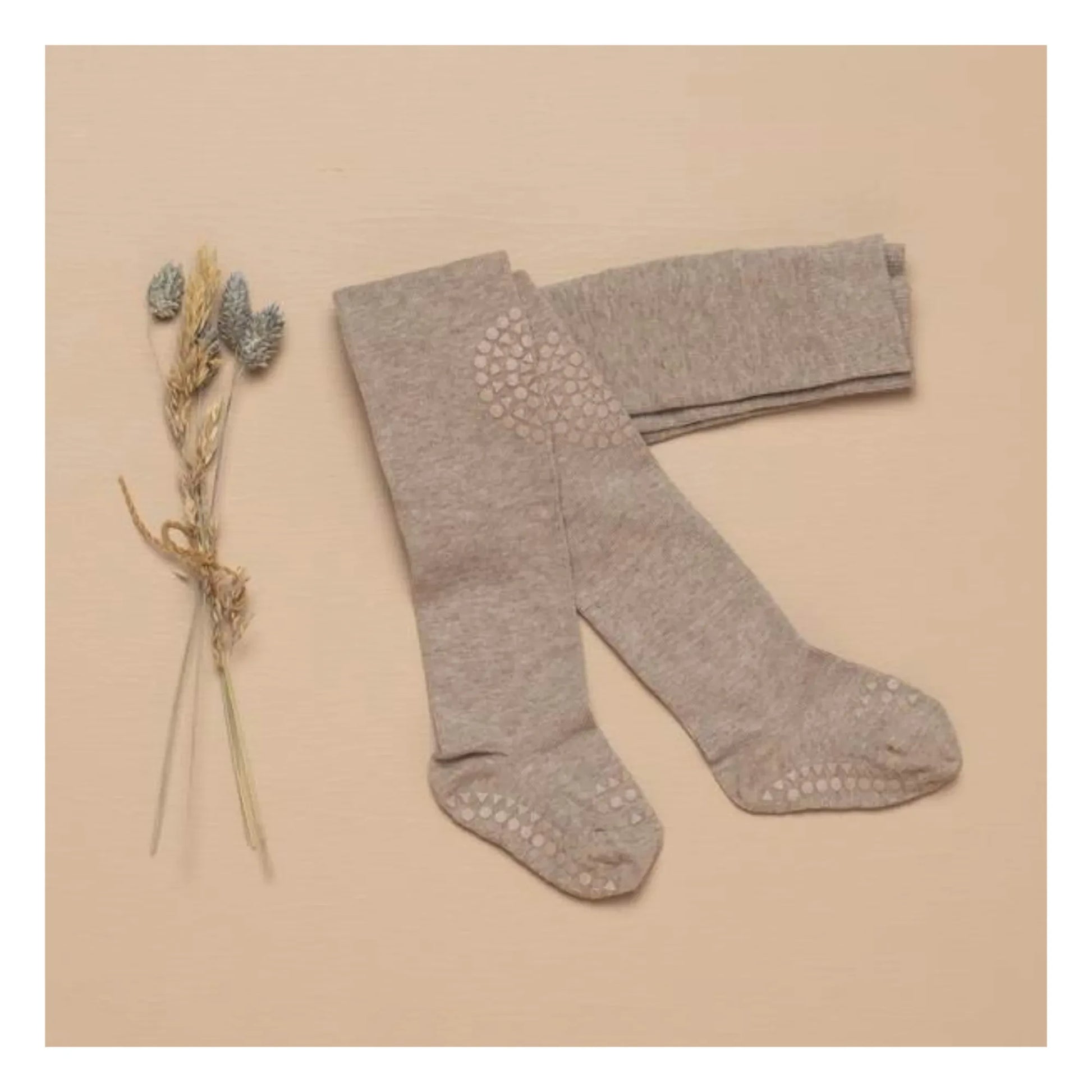 GOBABYGO - Non-slip tights | Beige