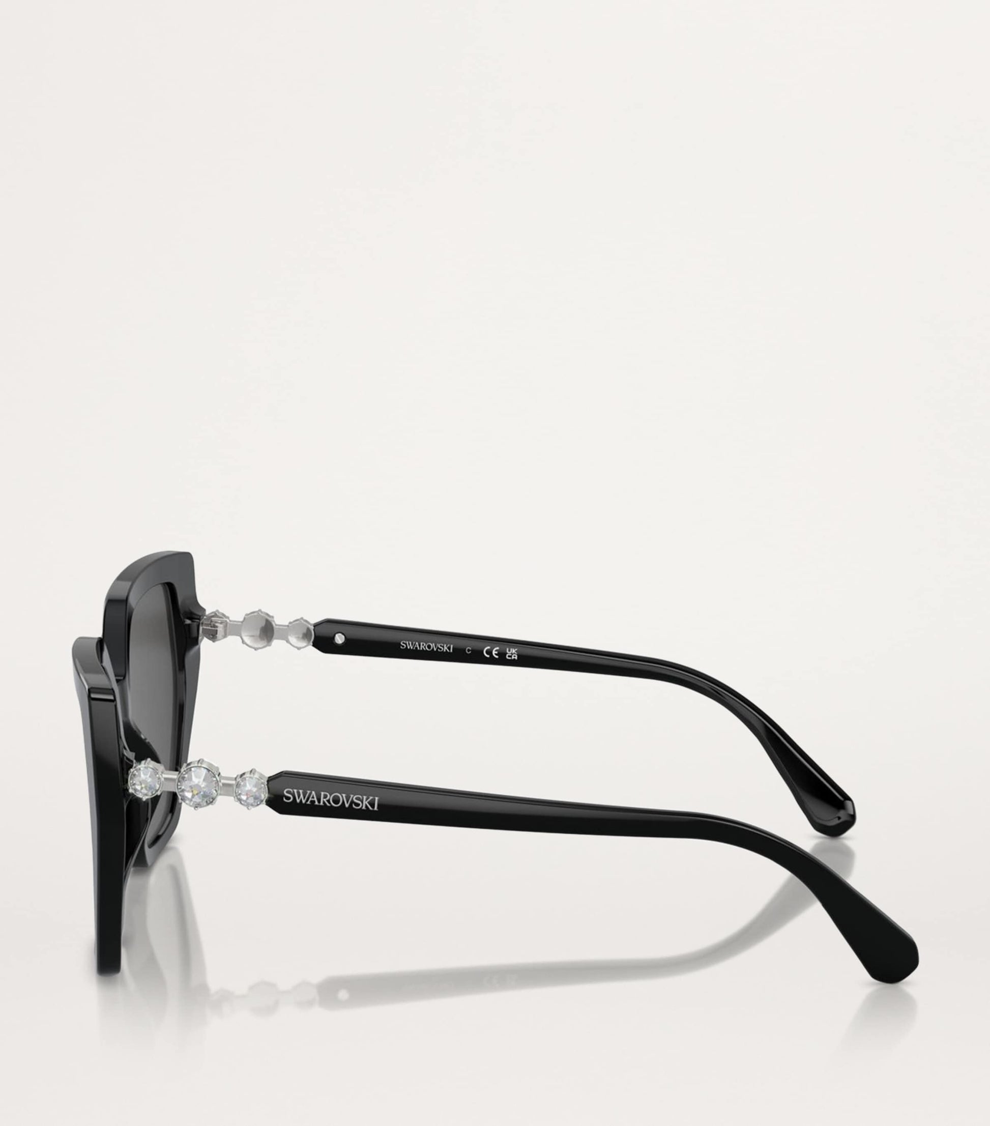 Swarovski Black Acetate SK6016 Sunglasses