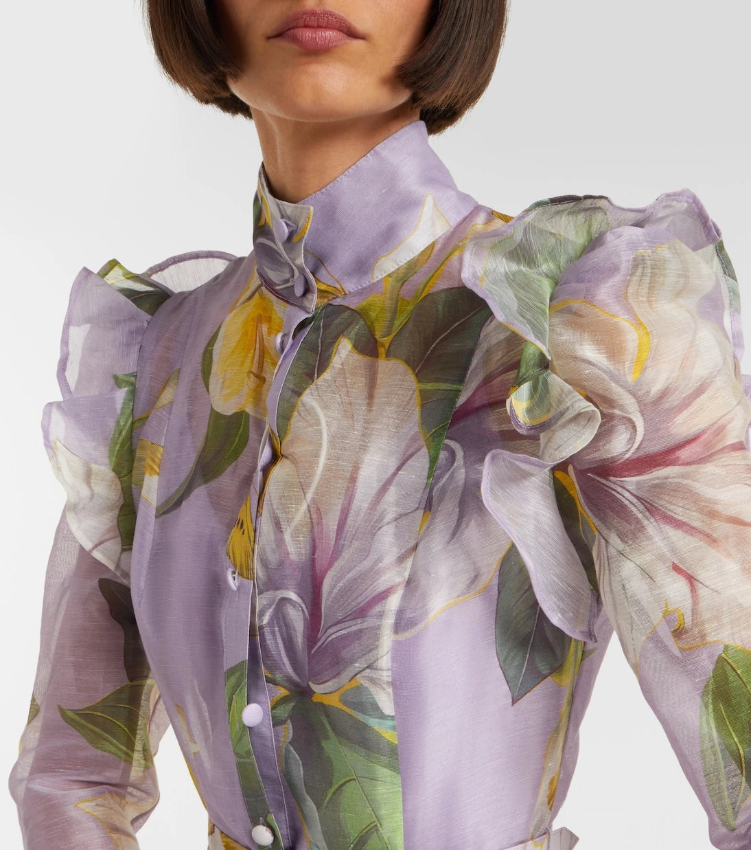 Leo Lin - Katrina linen-blend shirt dress