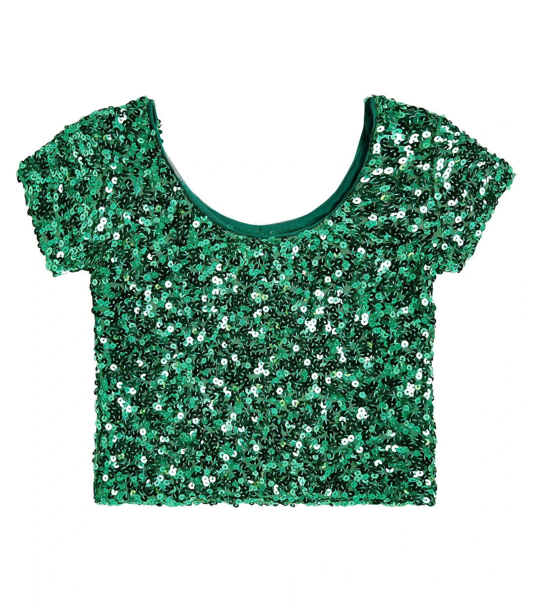 The Animals Observatory - Crayfish sequined crop top