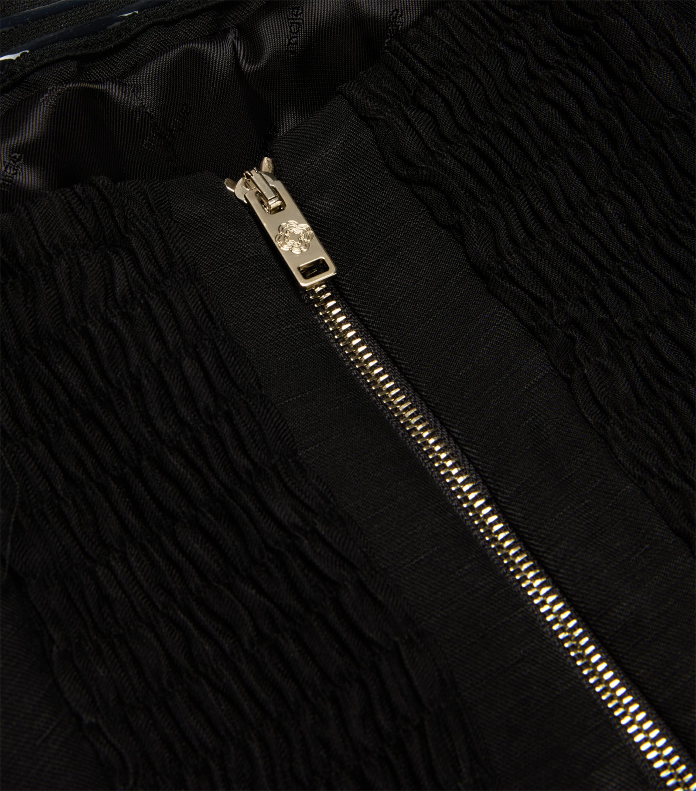 Maje Black Linen-Blend Strapless Mini Dress