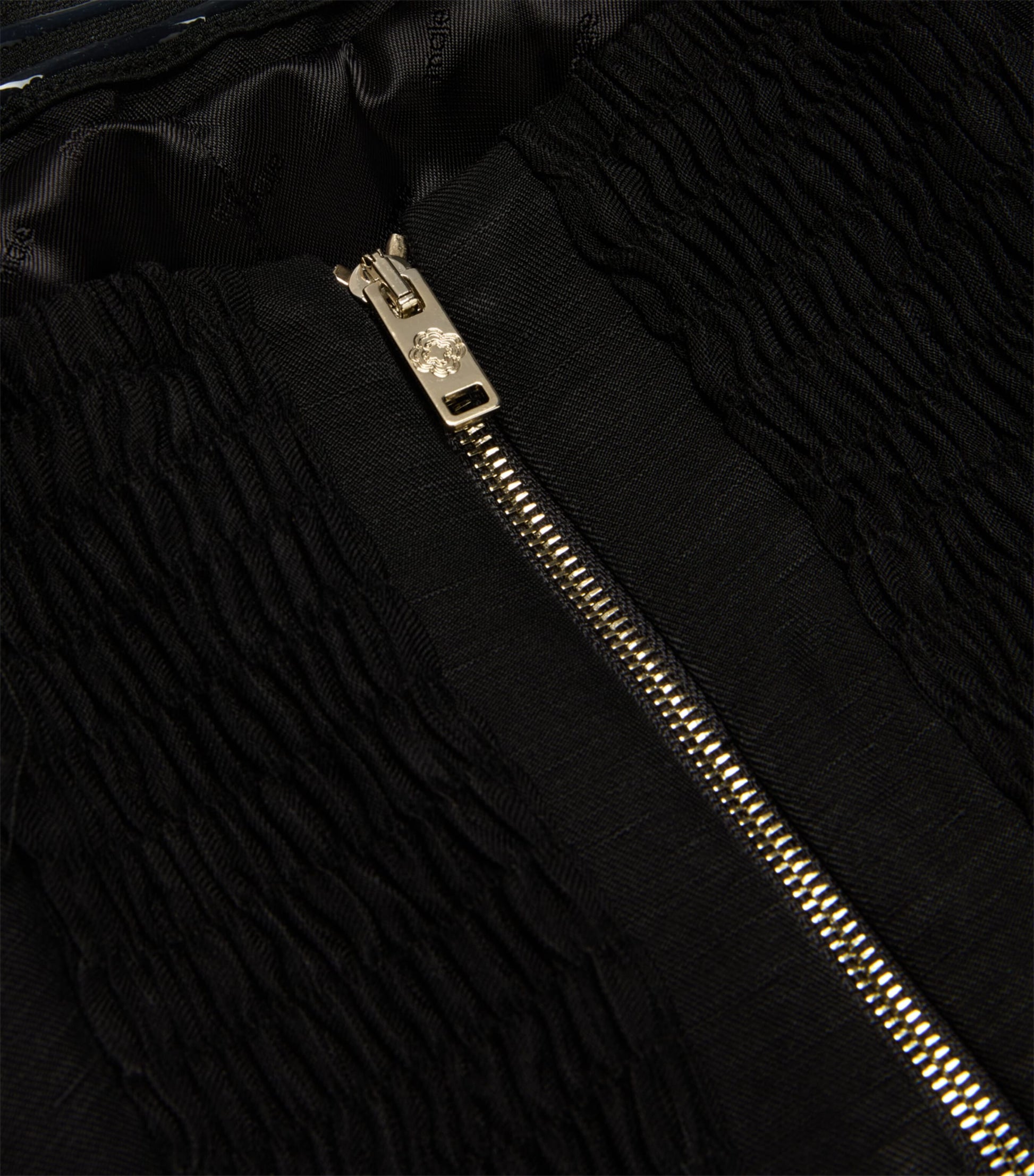 Maje Black Linen-Blend Strapless Mini Dress