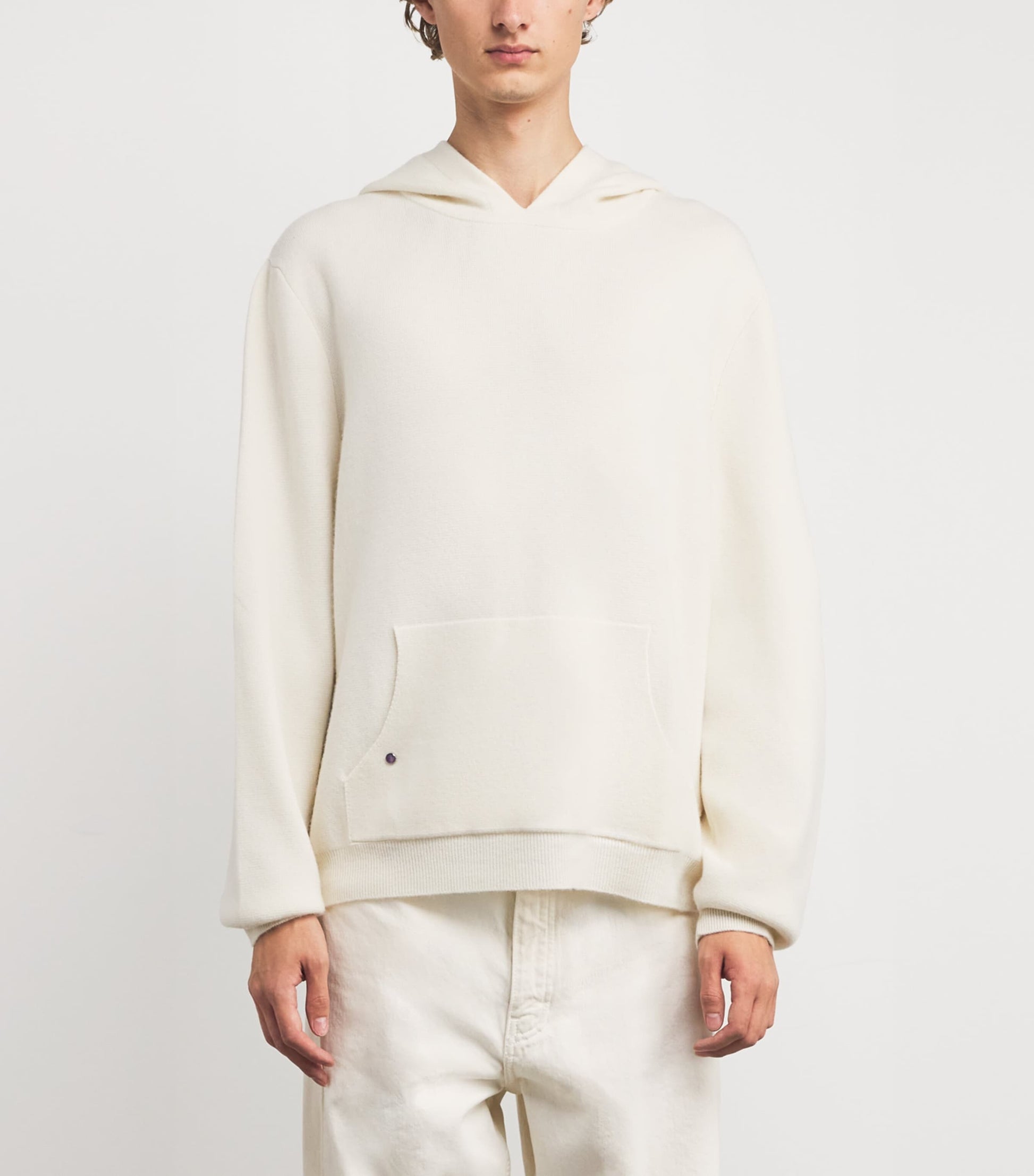 GOD'S TRUE CASHMERE Beige Cashmere Hoodie