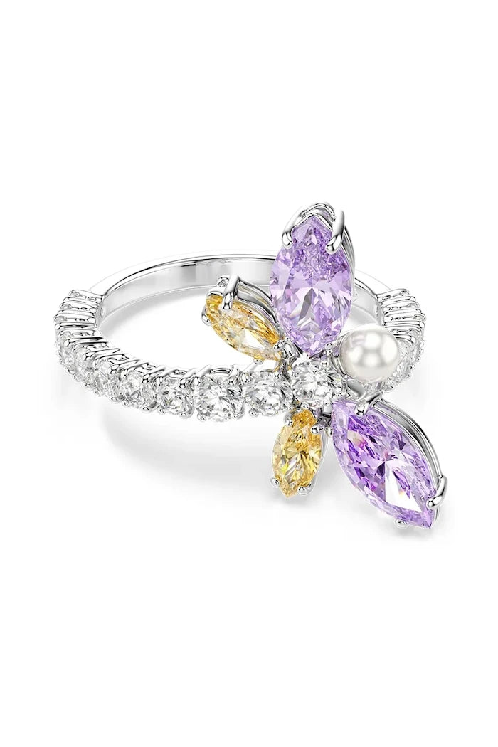 Swarovski metal kadın yüzüğü Swarovski kristalli Ariana Grande x Swarovski