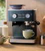 Semi Automatic Espresso Machine with Burr Grinder