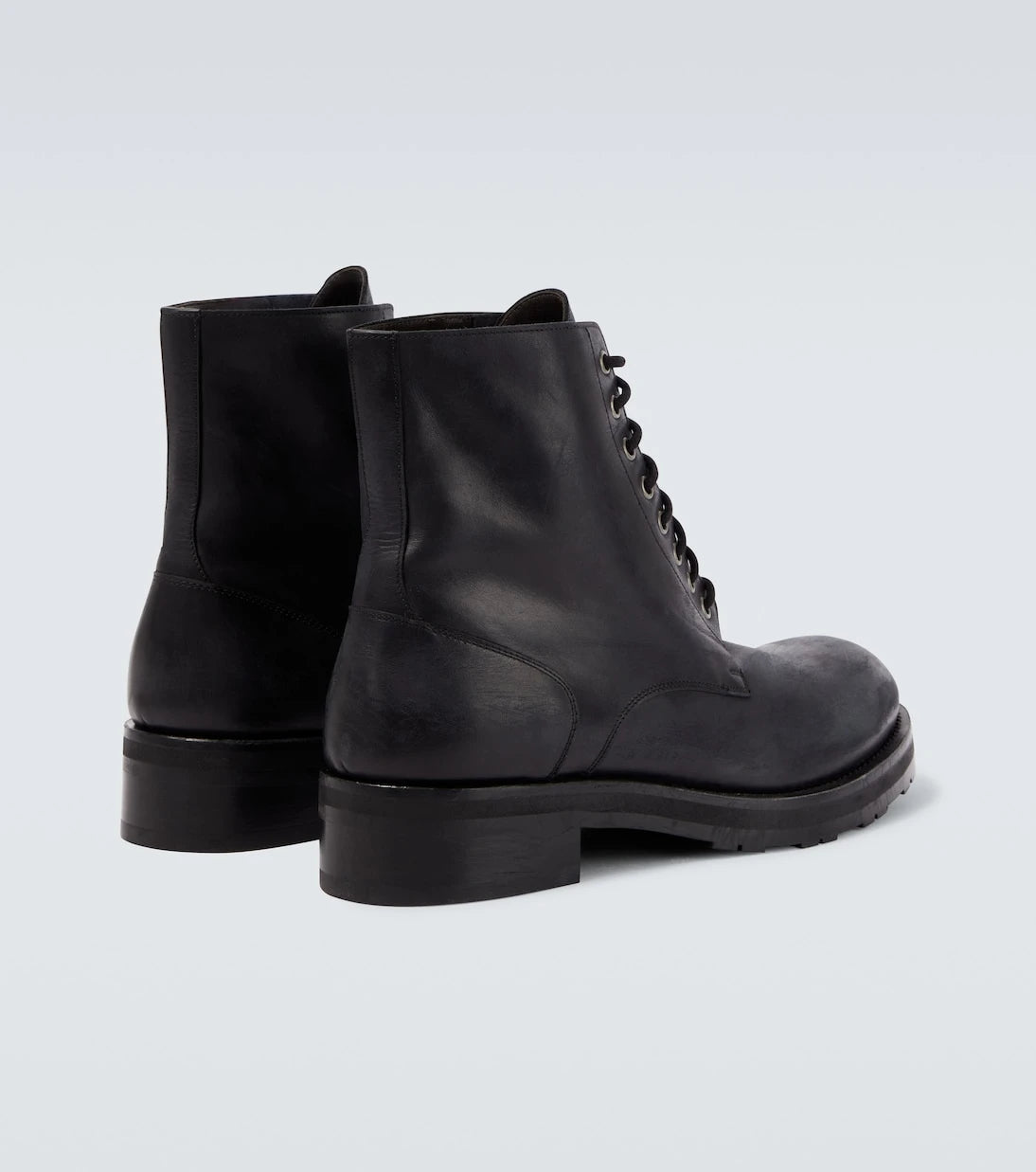The Row - Leather combat boots