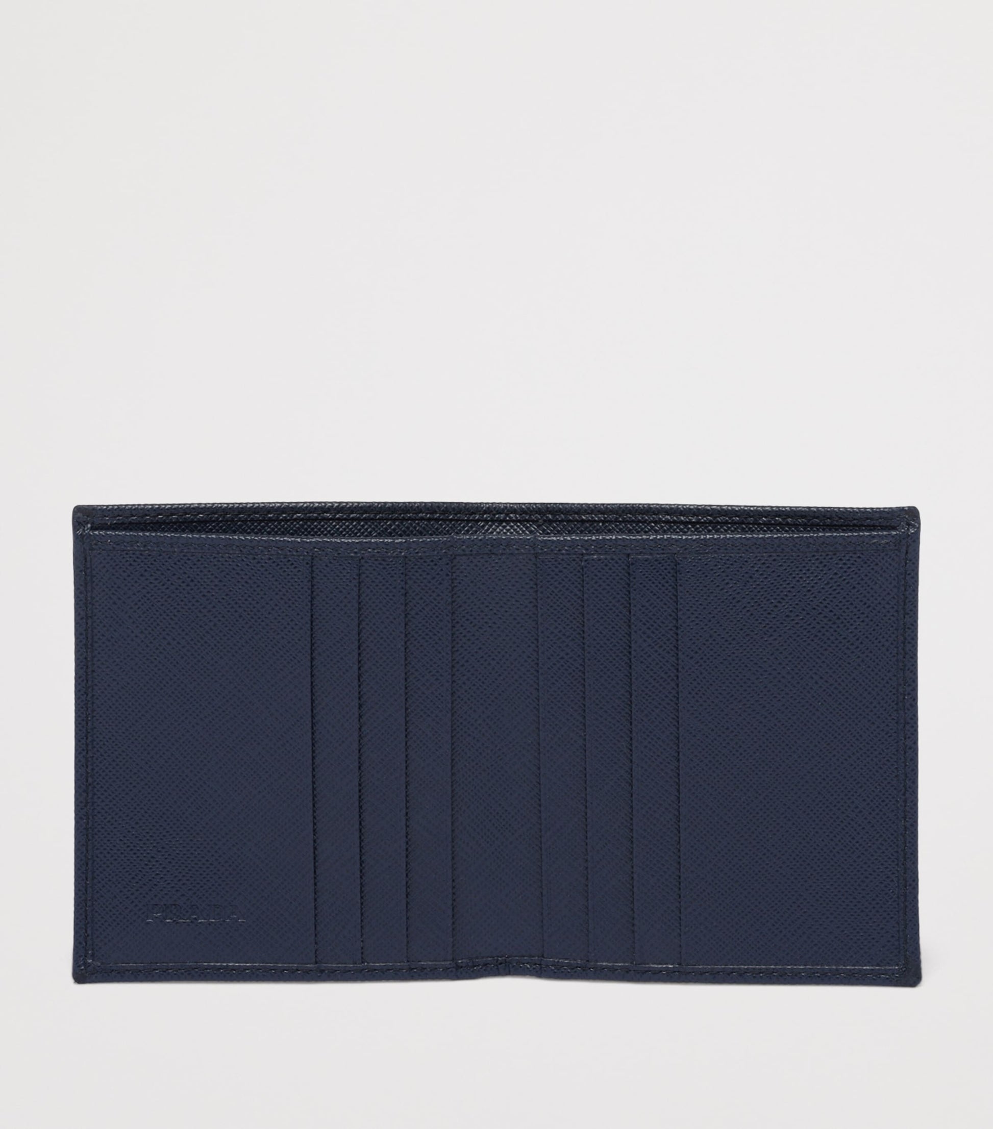 Saffiano Leather Logo Wallet