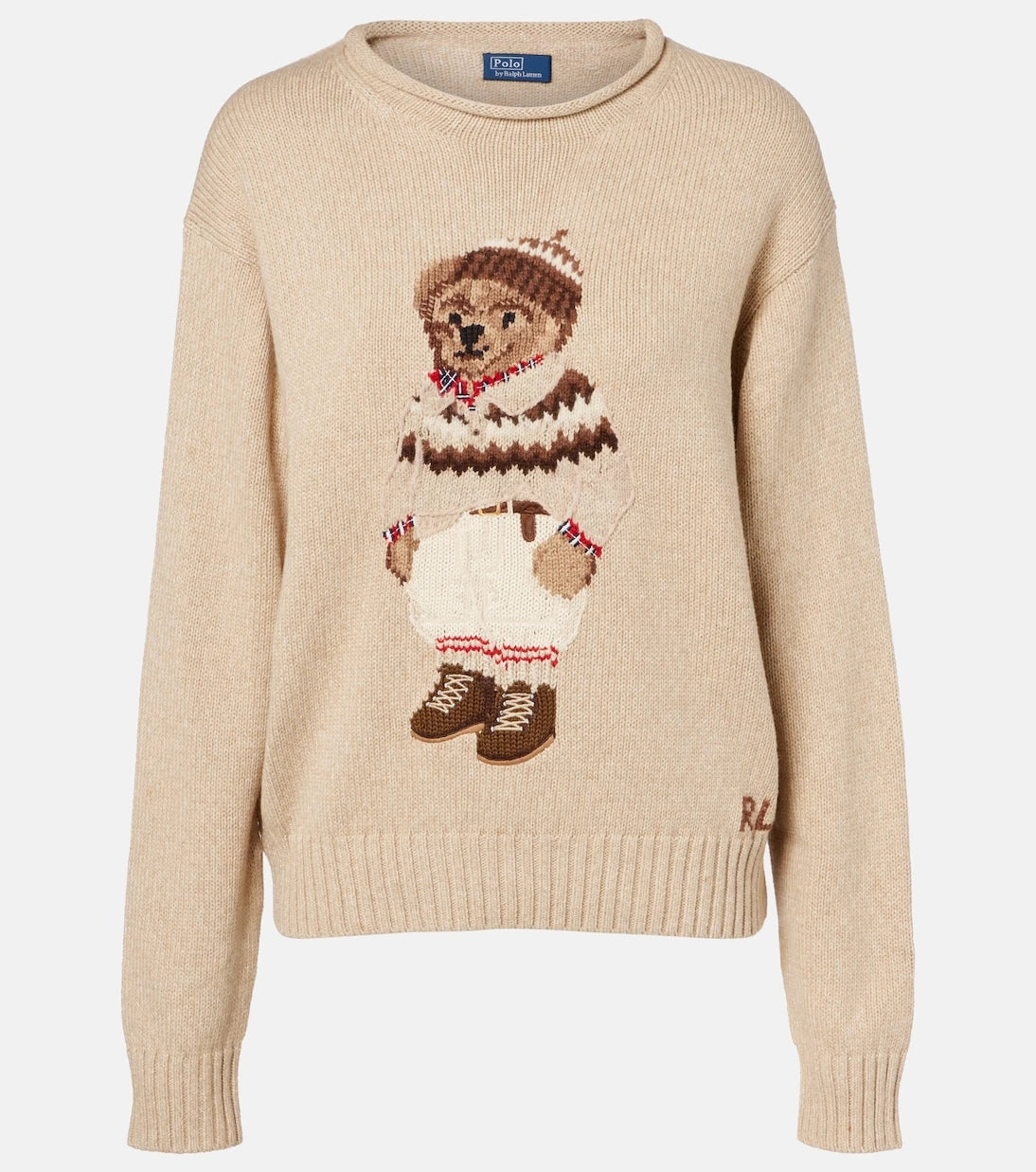Polo Ralph Lauren - Polo Bear cotton and wool-blend sweater