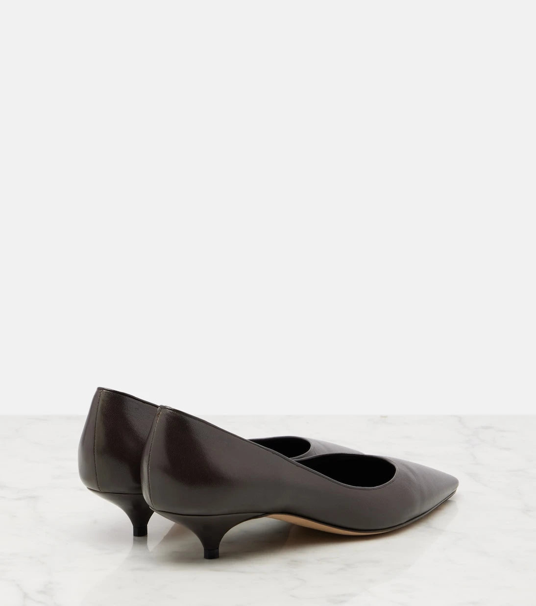 The Row - Liisa Two leather pumps