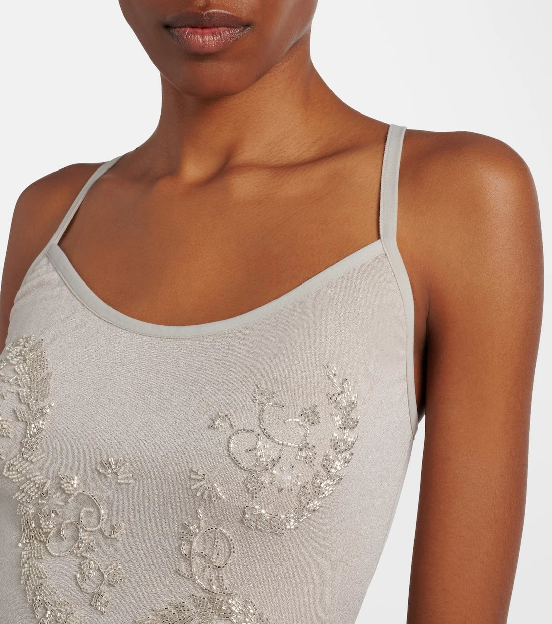 Jacques Wei - Beaded bodysuit