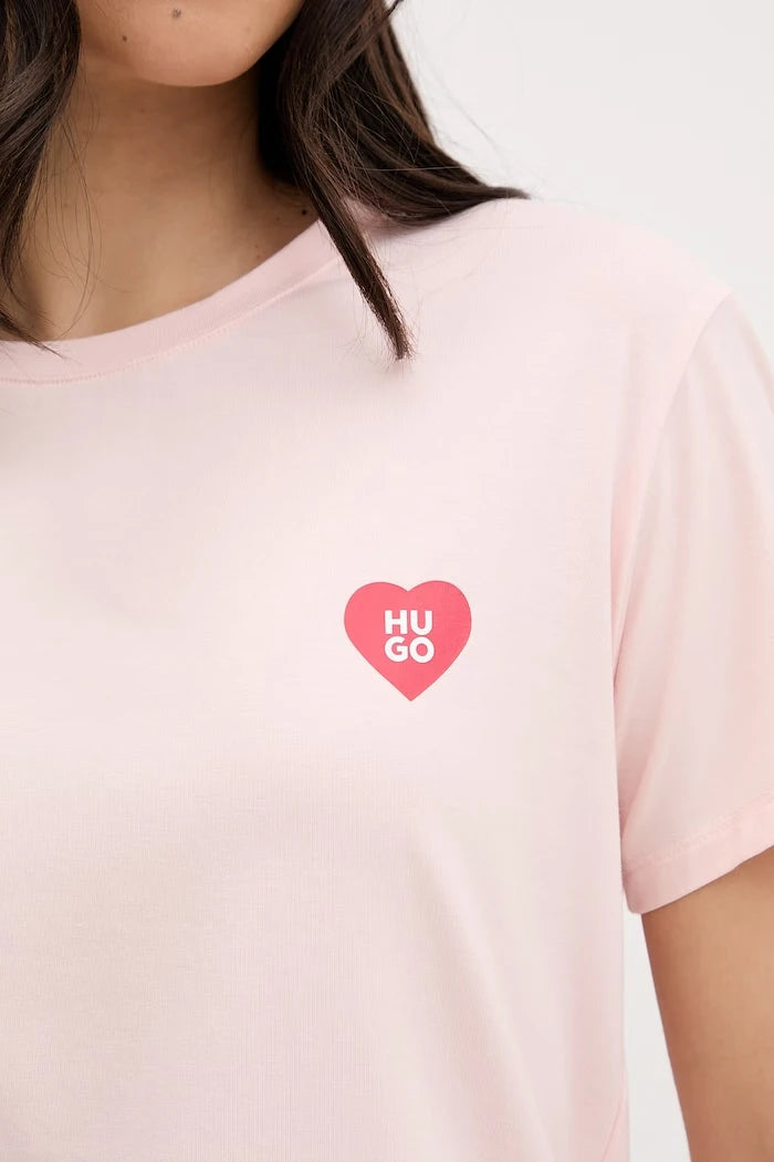 HUGO kadın modal tişört CASUAL T-SHIRT