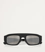 Ferrari Black Acetate Pillow Sunglasses