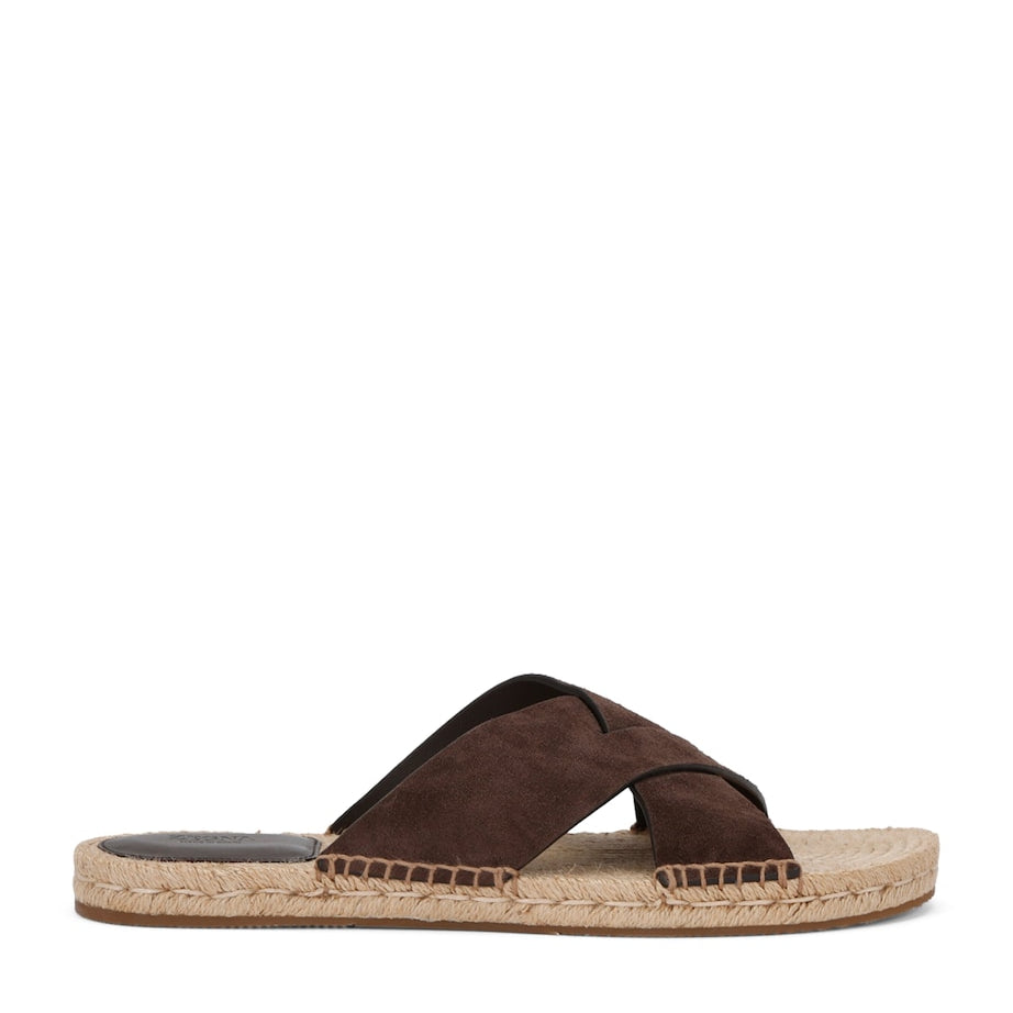 Zegna Suede Espadrille Sandals