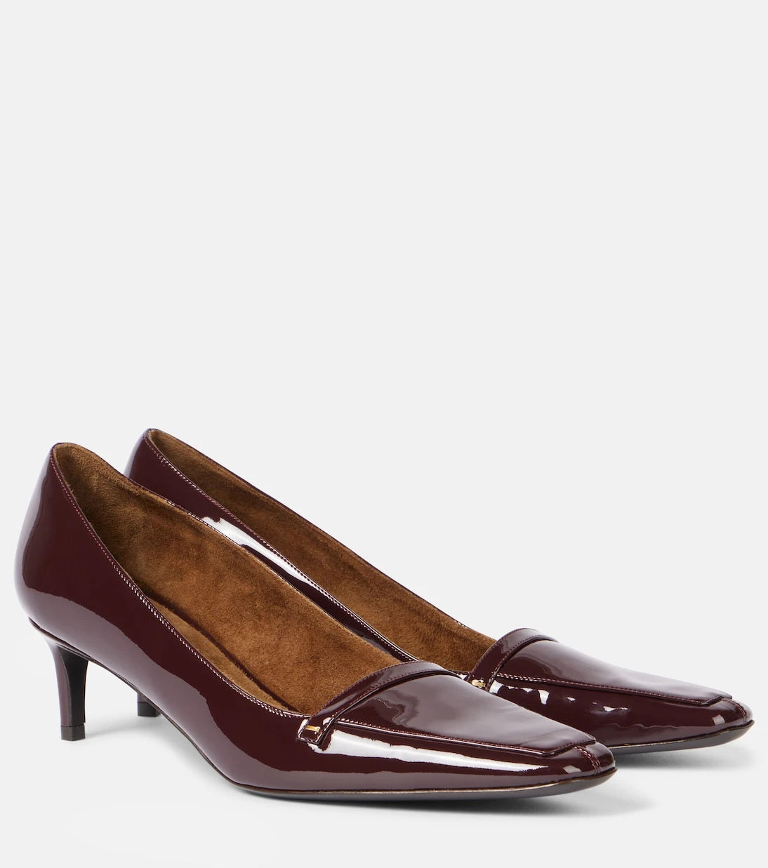 Khaite - Celia 50 patent leather pumps