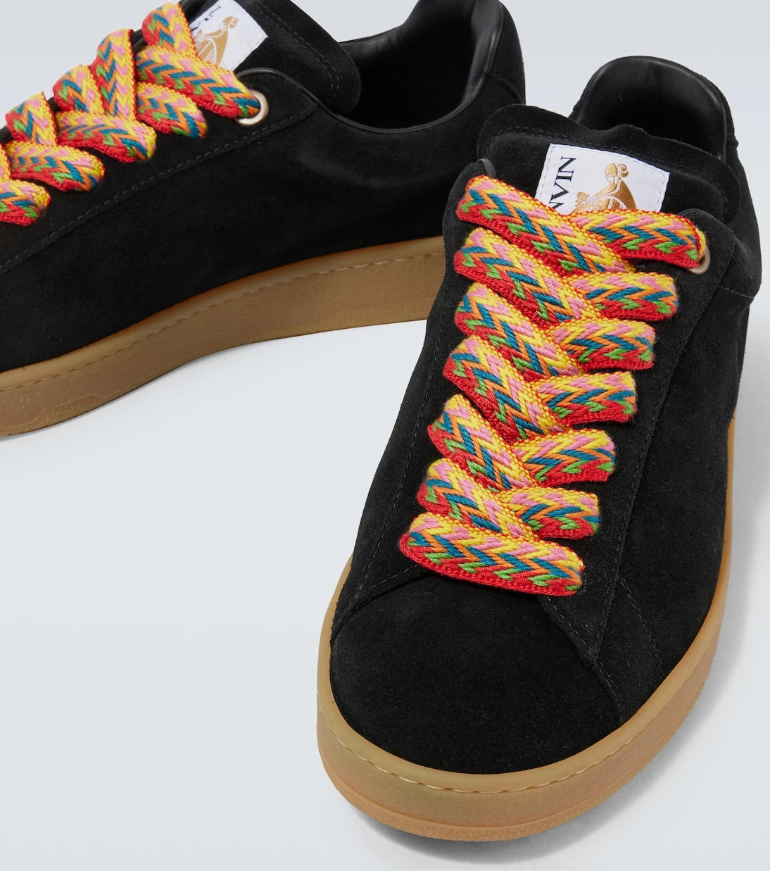 Lanvin - Curb Lite suede sneakers