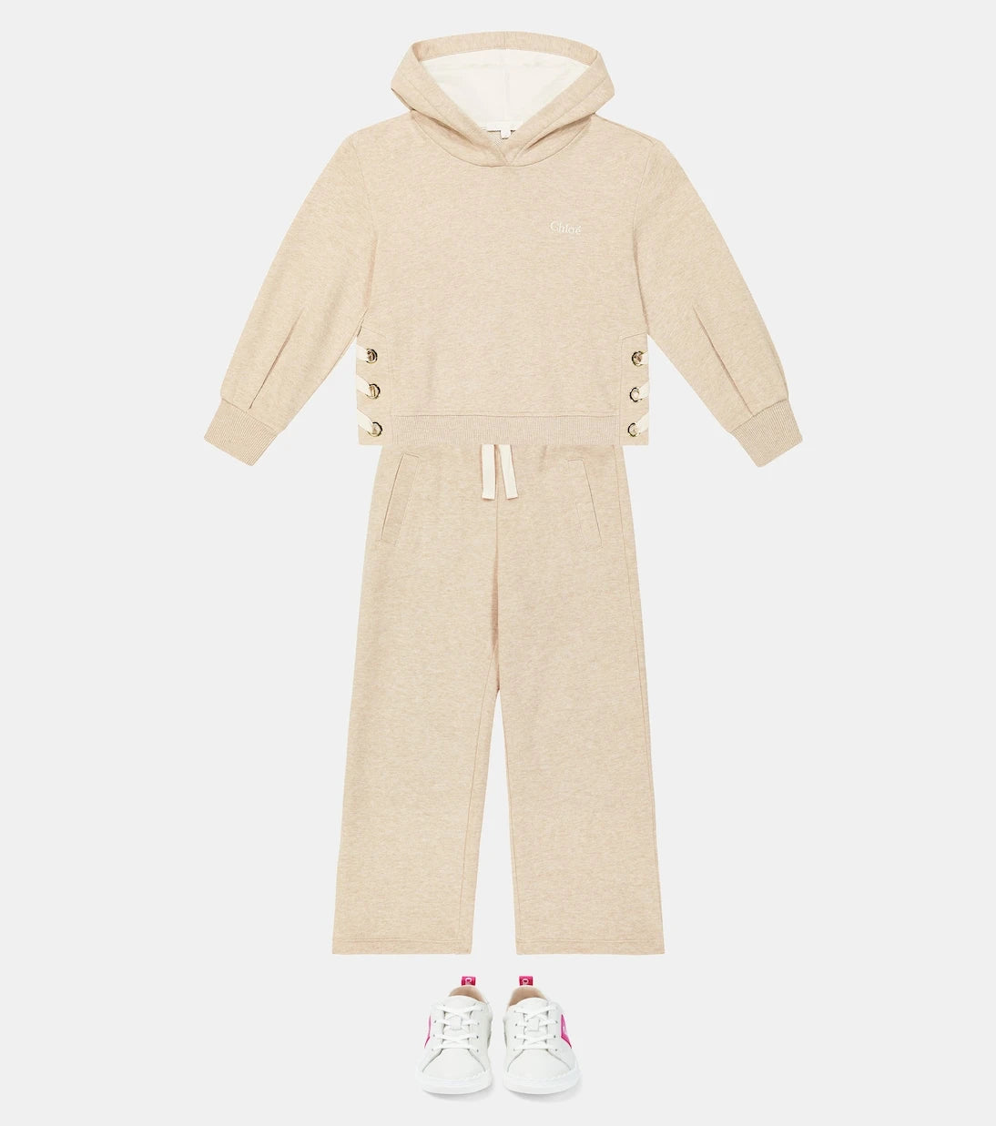 Chloé Kids - Cotton jersey hoodie