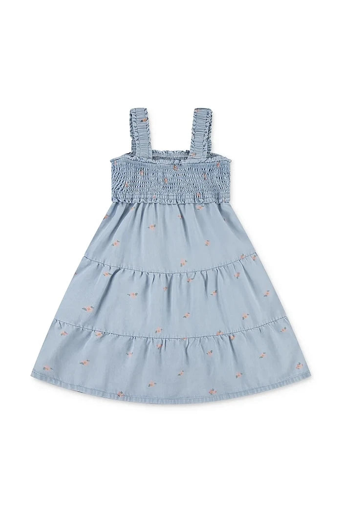 Детска рокля Levi's BABY DOLL SMOCKED DRESS