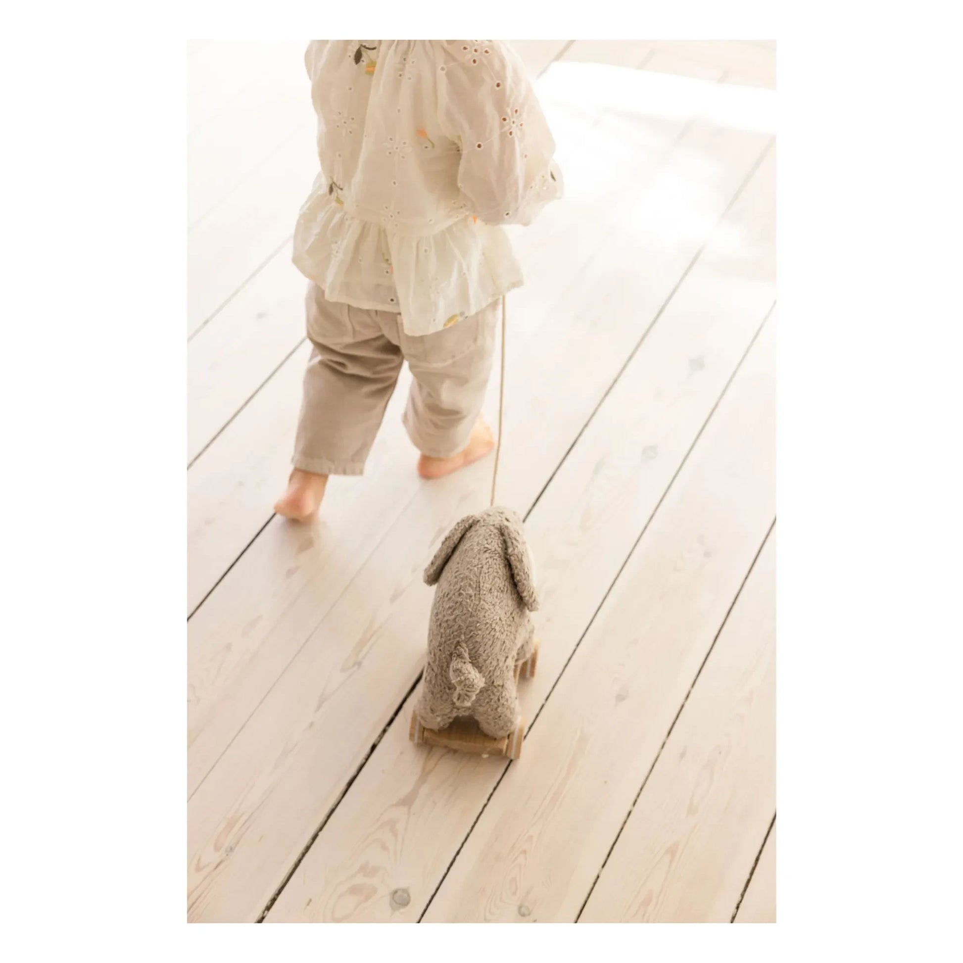 Sebra - Pull-along elephant toy | Grey