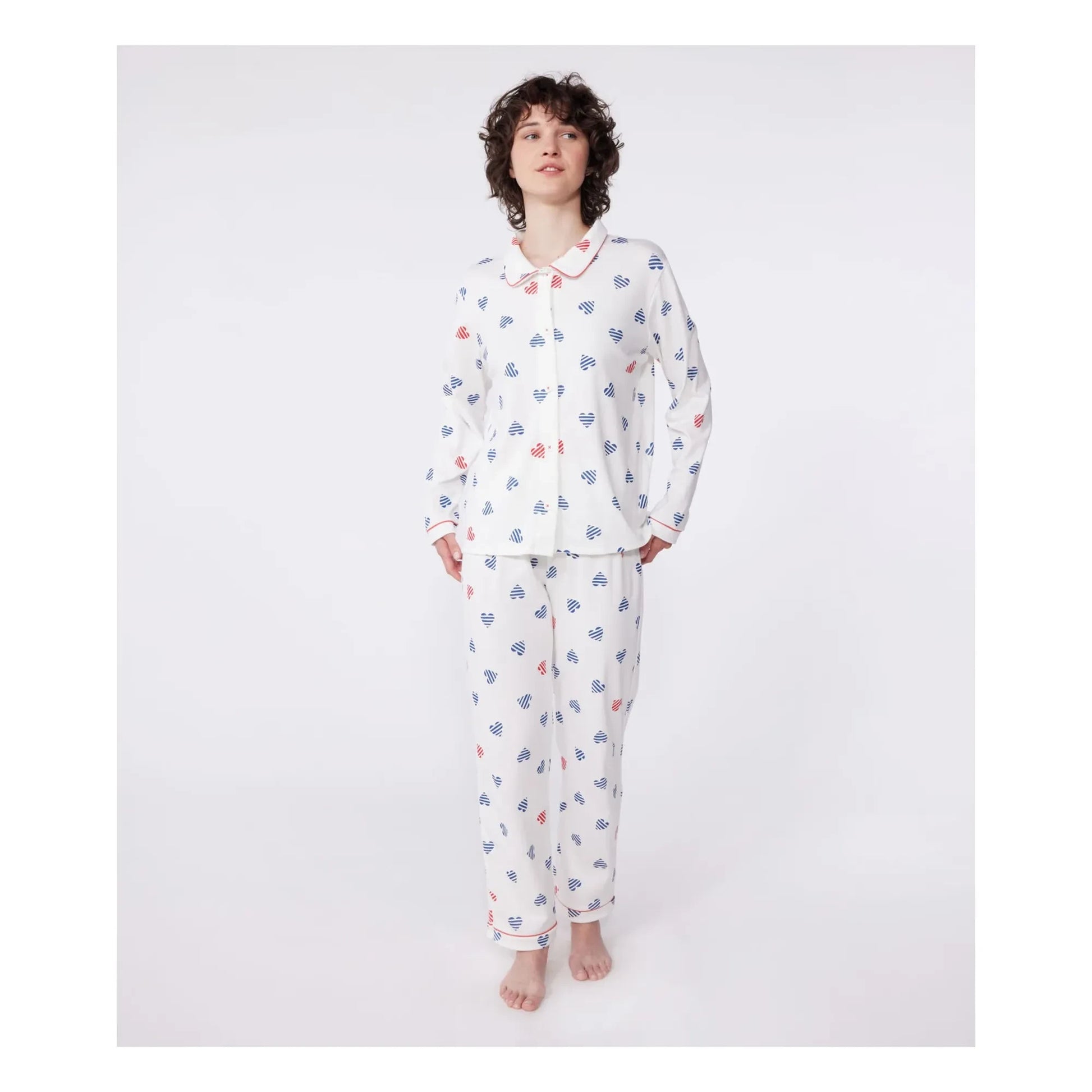 Petit Bateau - Britany organic cotton pyjamas | White