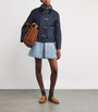 Claudie Pierlot Blue Waxed Cotton Parka