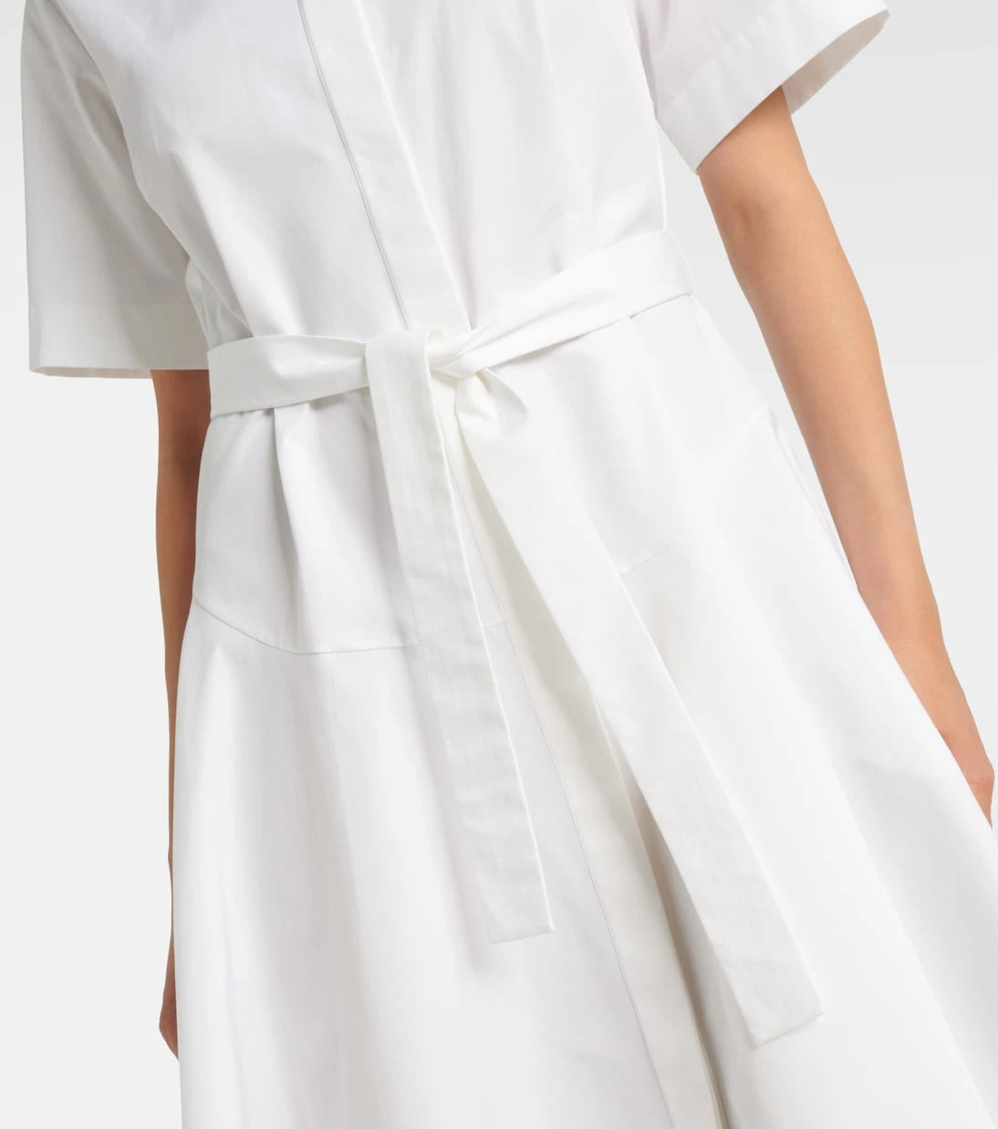 McQueen - Cotton poplin shirt dress
