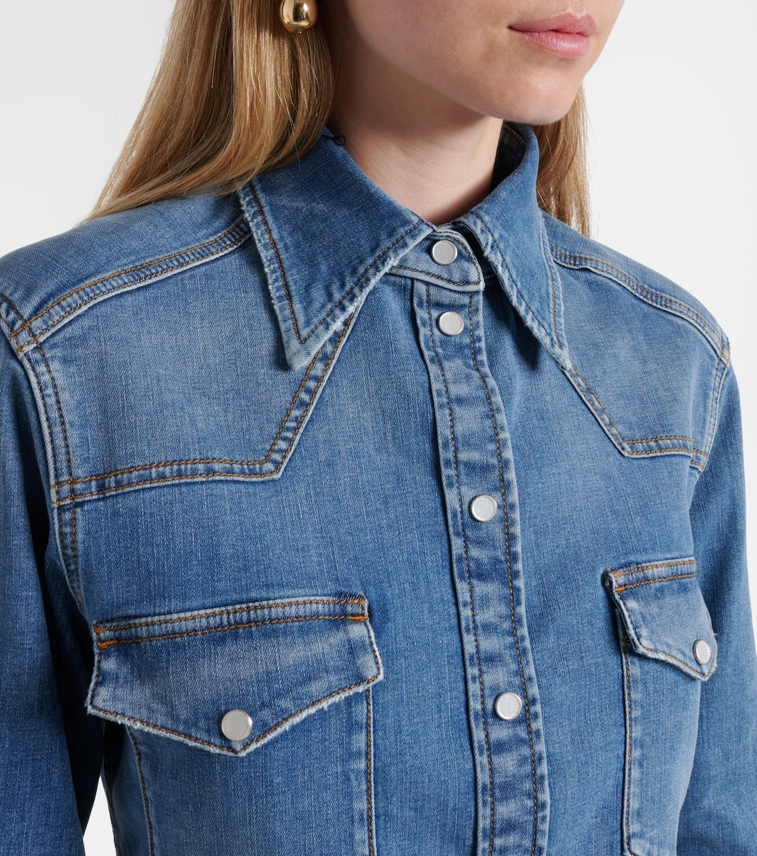 Dolce&Gabbana - Washed denim shirt