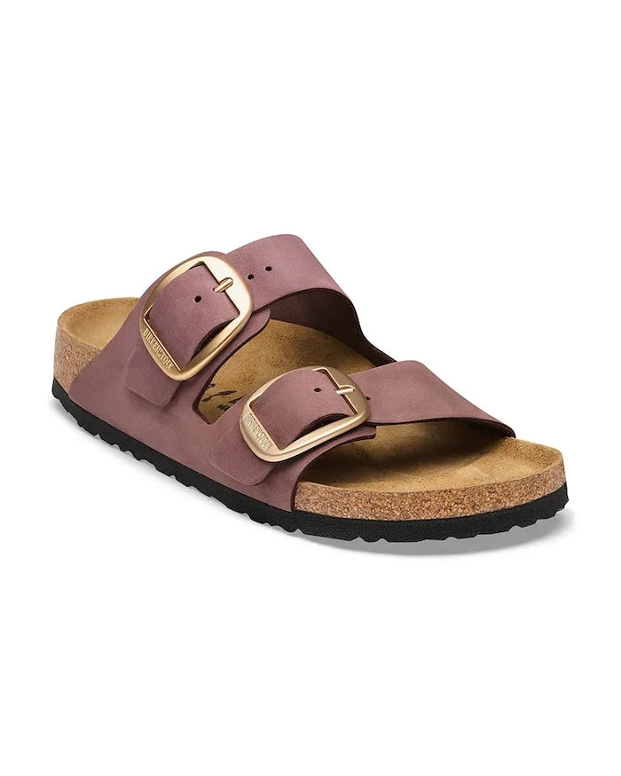 Birkenstock kadın nubuk terlik Arizona Big Buckle Nubuck Leather