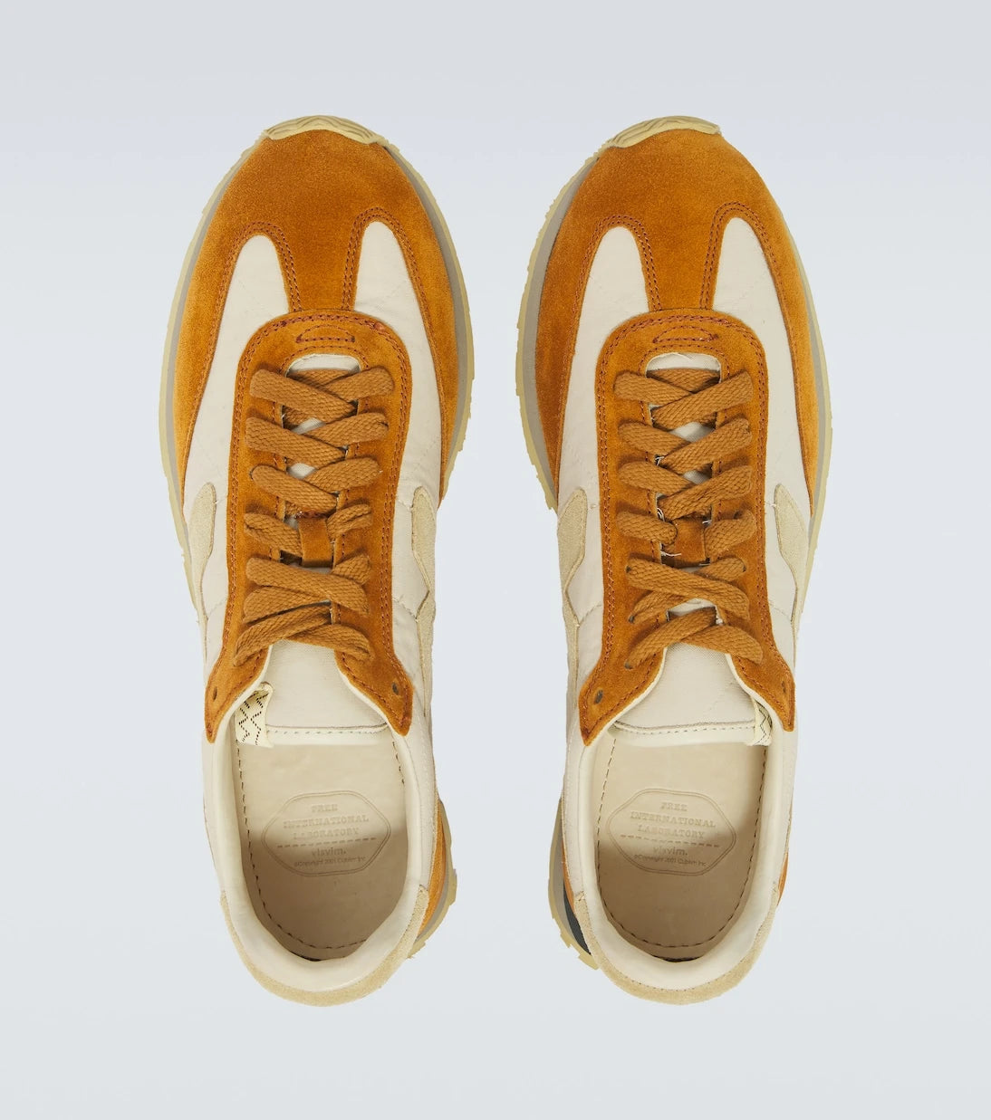 Visvim - FKT Runner suede-trimmed sneakers
