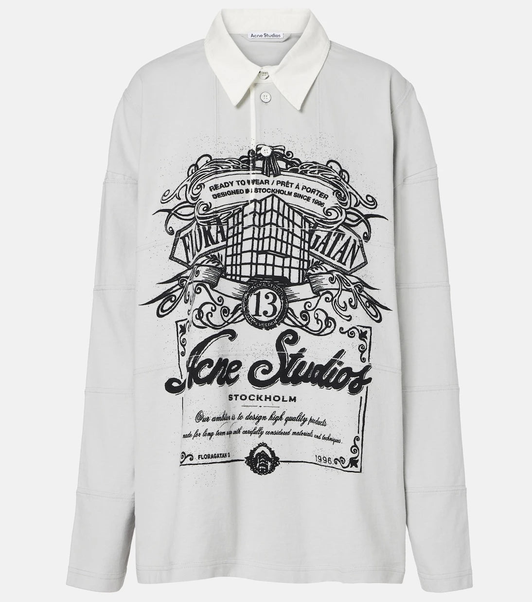 Acne Studios - Logo cotton sweatshirt