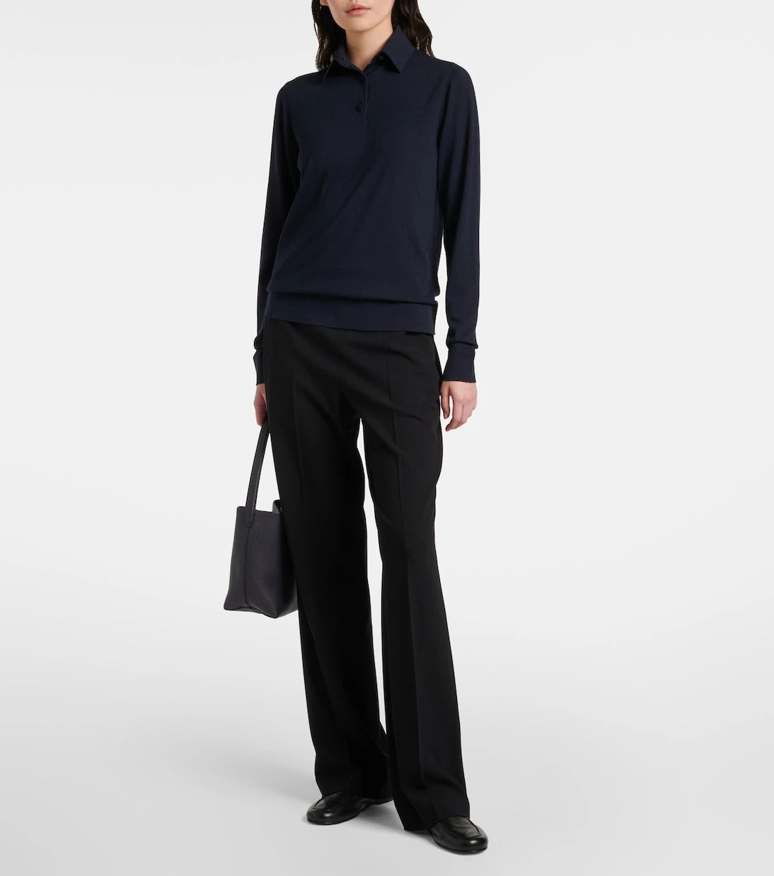 The Row - Dina wool-blend straight pants