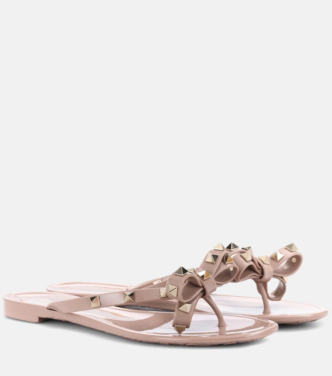 Valentino Garavani - Rockstud PVC thong sandals