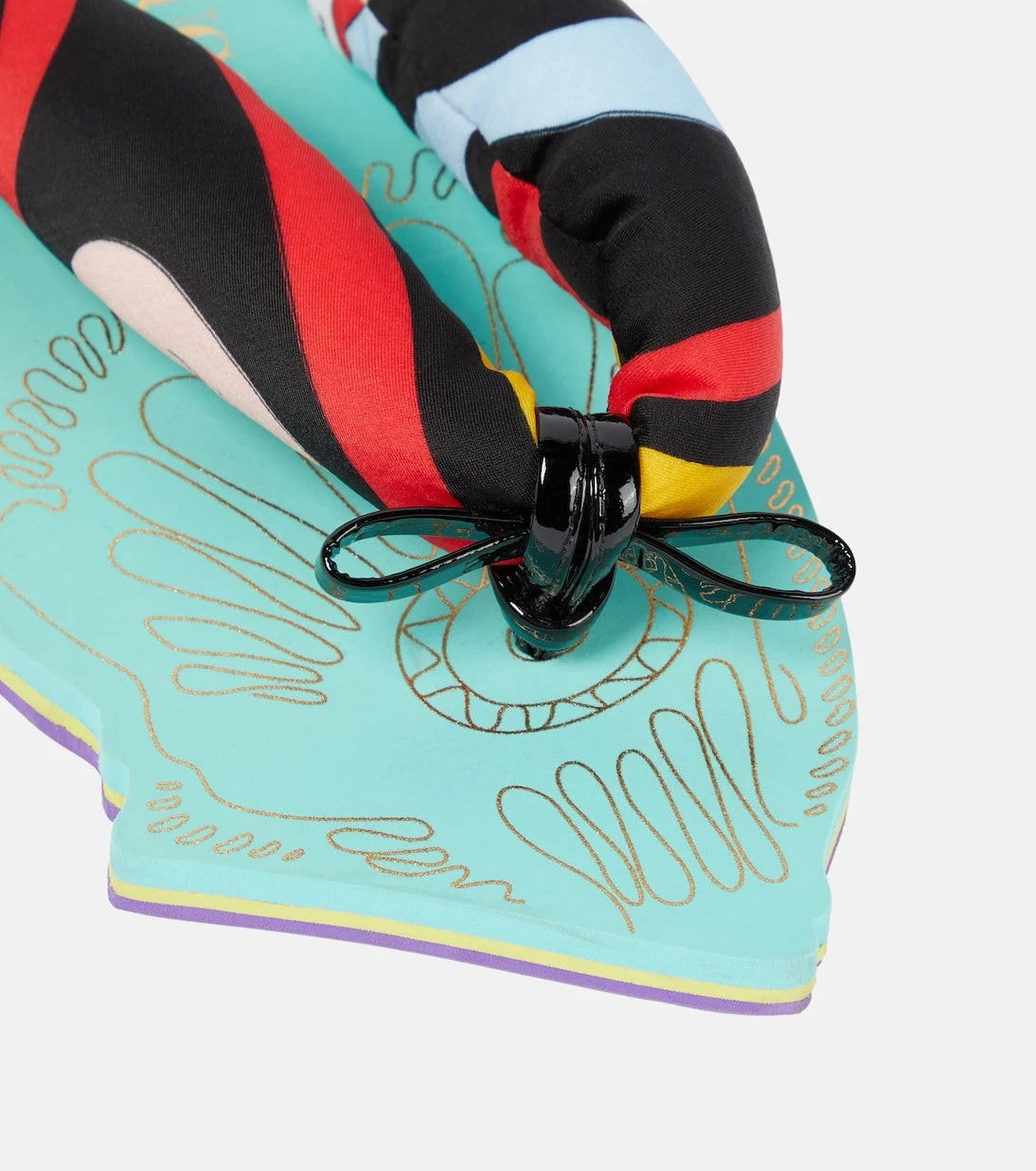 Pucci - Printed fabric thong sandals