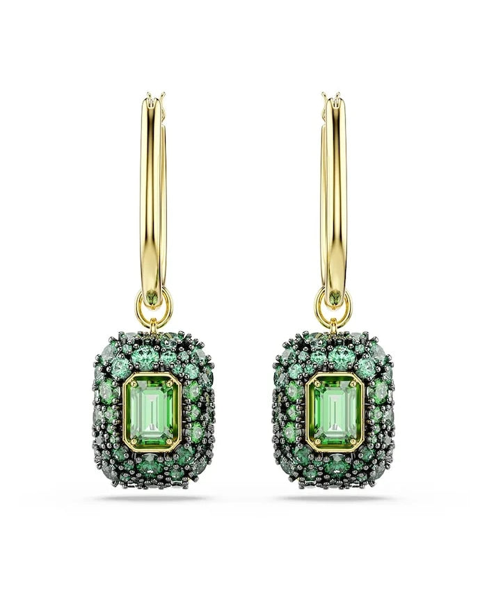 Swarovski kadın altın kaplama zirkonlu küpeler SUBLIMA