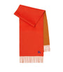 Orange Cashmere Reversible EKD Scarf