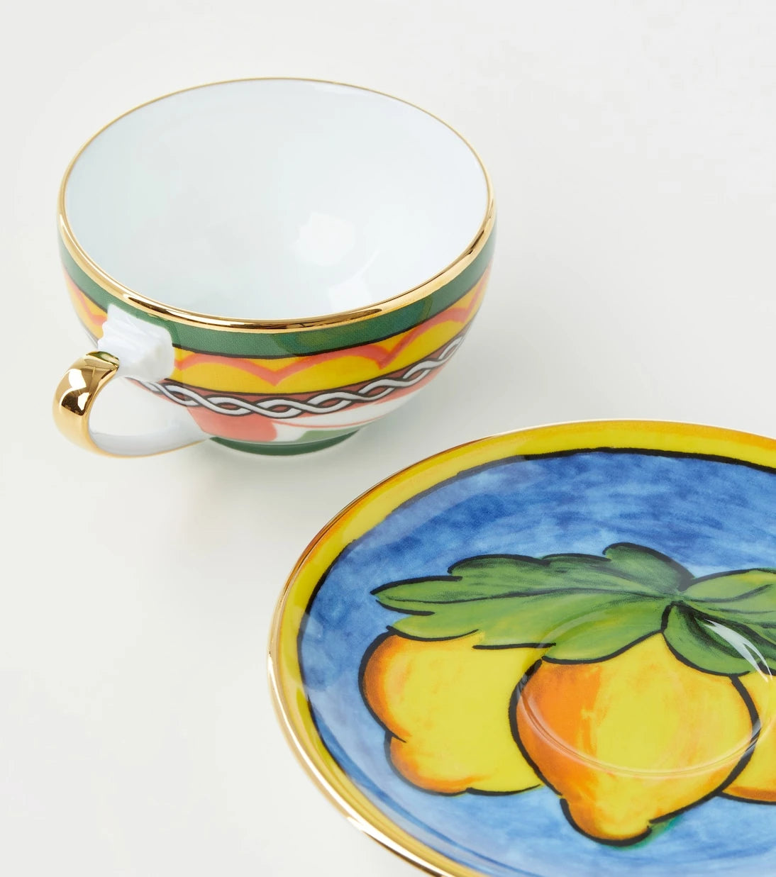 Dolce&Gabbana Casa - Porcelain espresso cup and saucer set