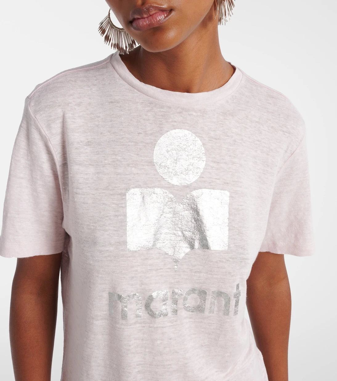 Marant Etoile - Zewel logo linen T-shirt