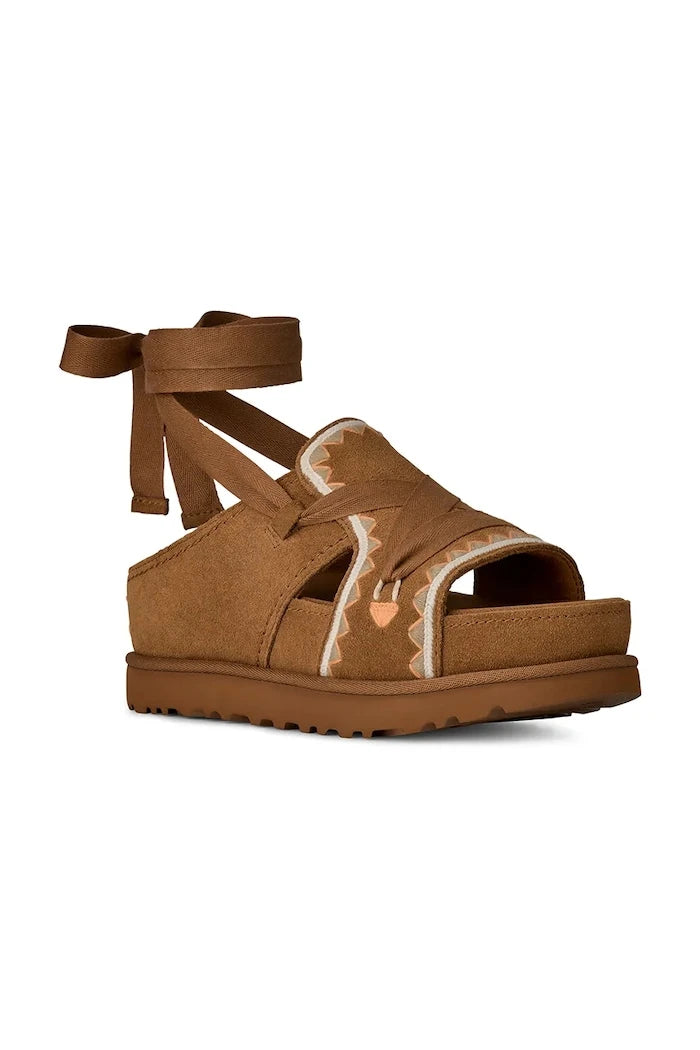 UGG W Goldenstar Hi Artistitch Süet Sandalet