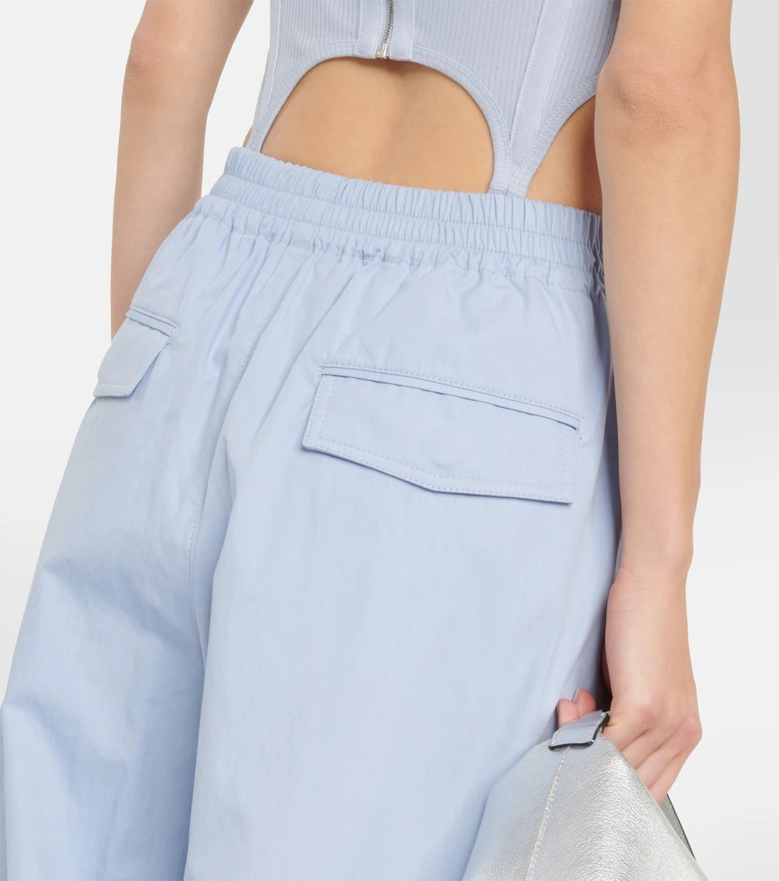 Dion Lee - بنطال كارجو بقصة واسعة وخصر منخفض