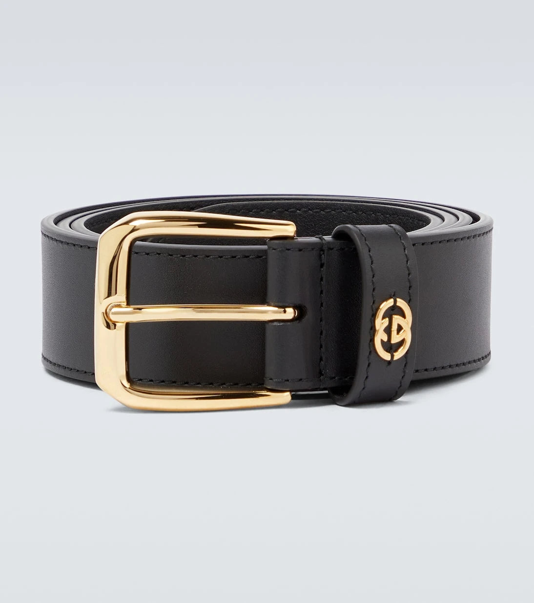 Gucci - Interlocking G leather belt
