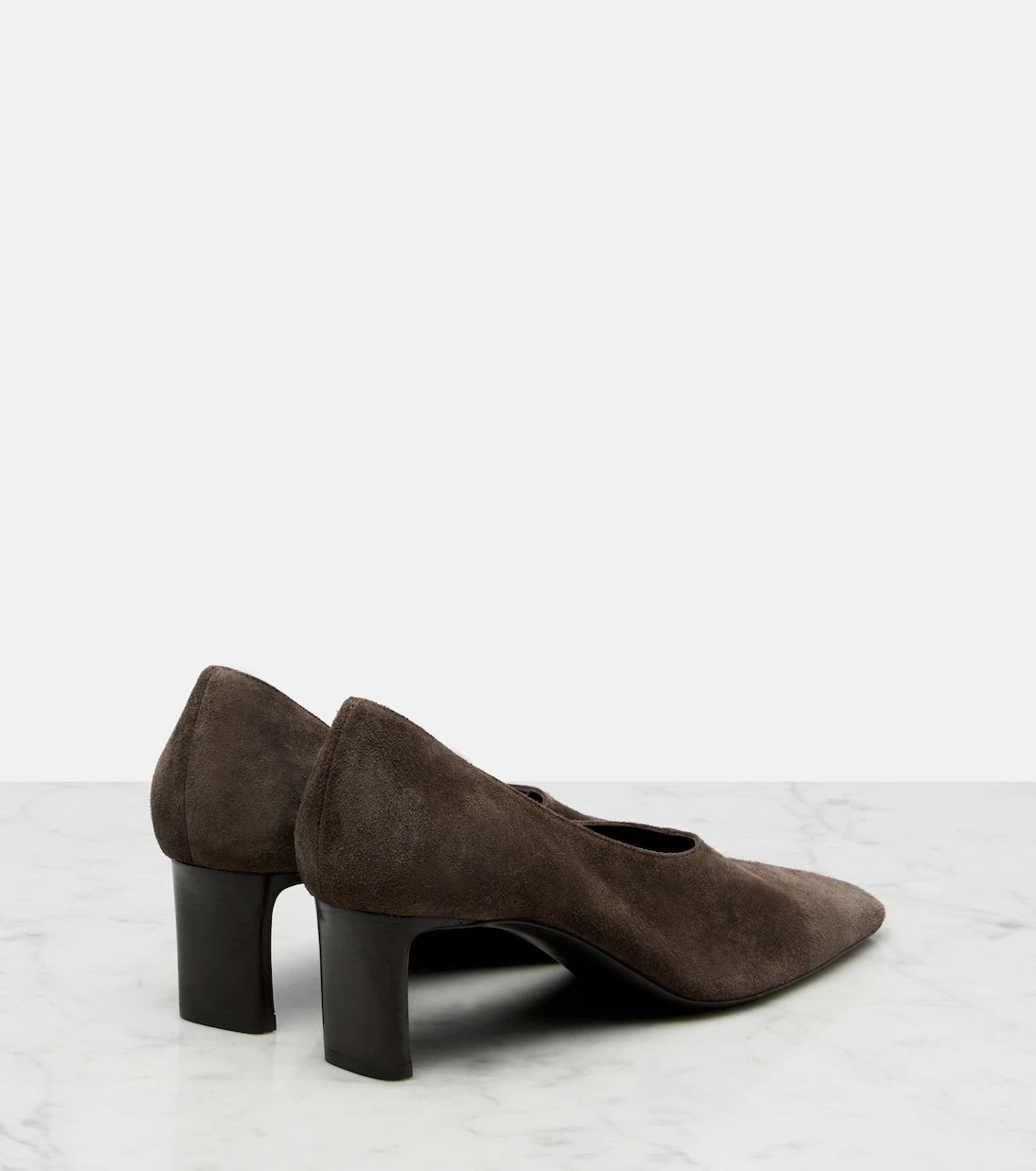 Khaite - Cecilia suede pumps