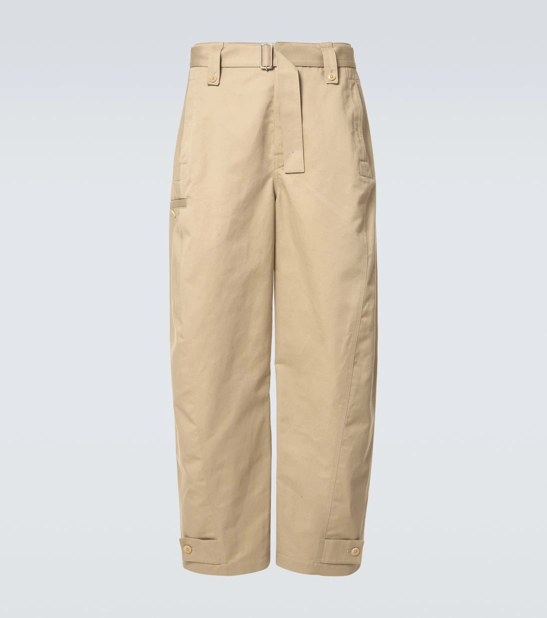 Lemaire - Twisted cotton and linen twill pants