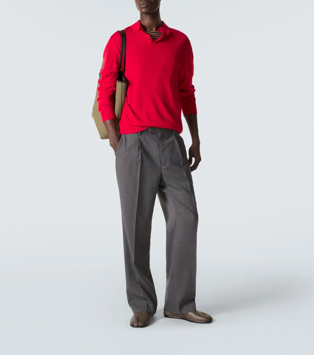 Allude - Virgin wool polo shirt