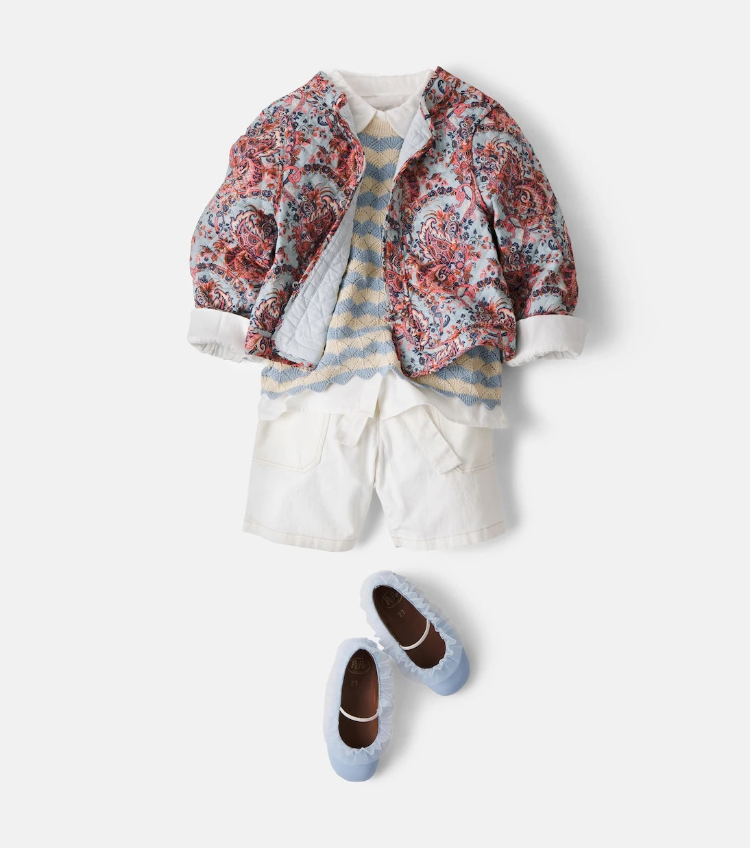 Zimmermann Kids - Aster paisley quilted cotton jacket