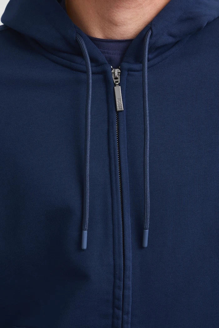 Medicine fermuarlı ve kapüşonlu erkek pamuklu sweatshirt